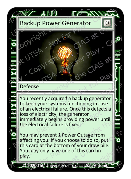 Backup Power Generator