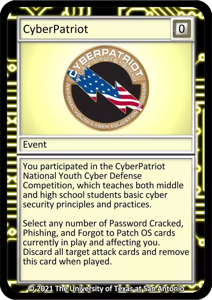 CyberPatriot card
