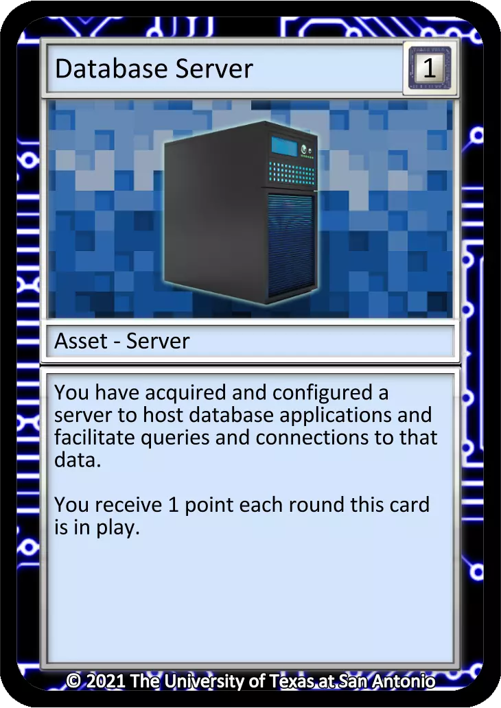 Database Server card