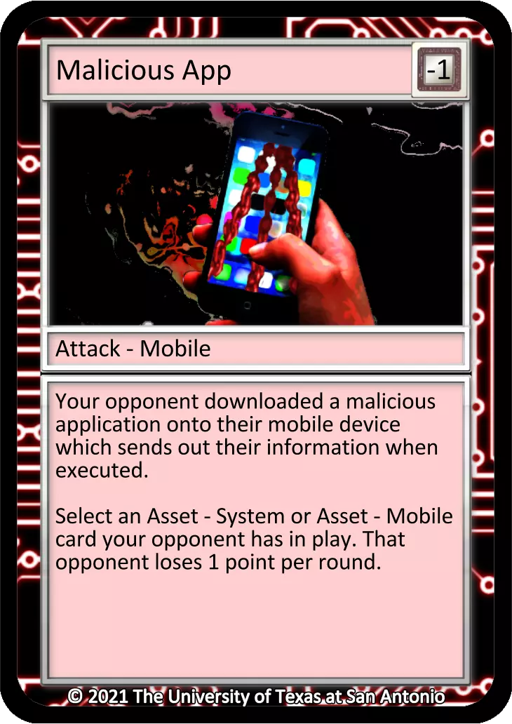 Malicious App Card