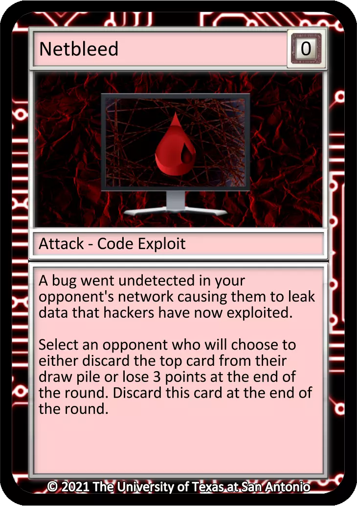 Netbleed card
