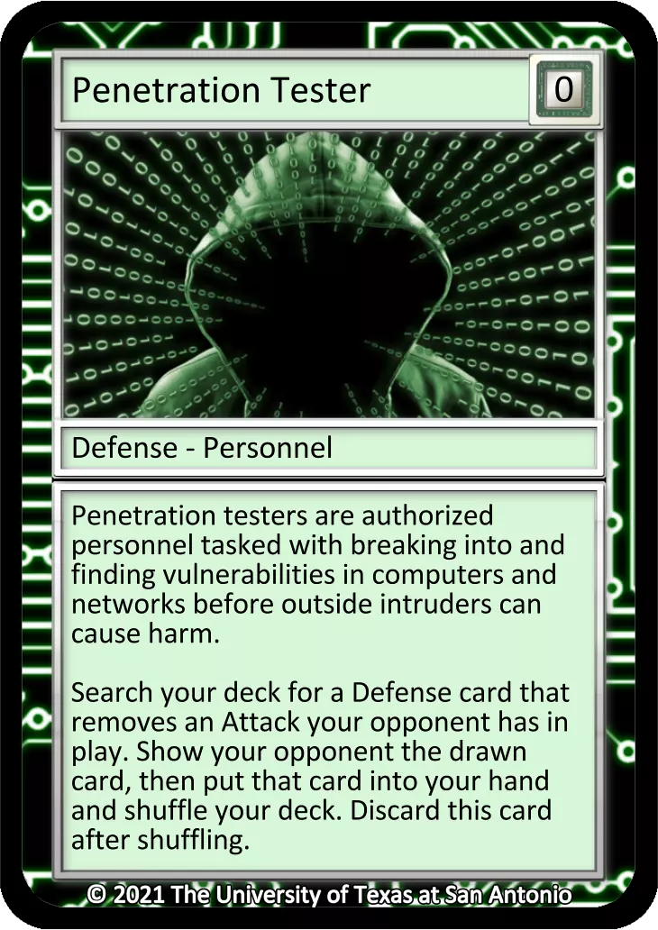 Penetration Tester card
