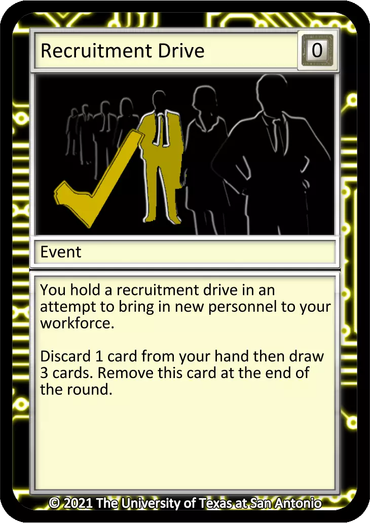 Recruitment Drive card