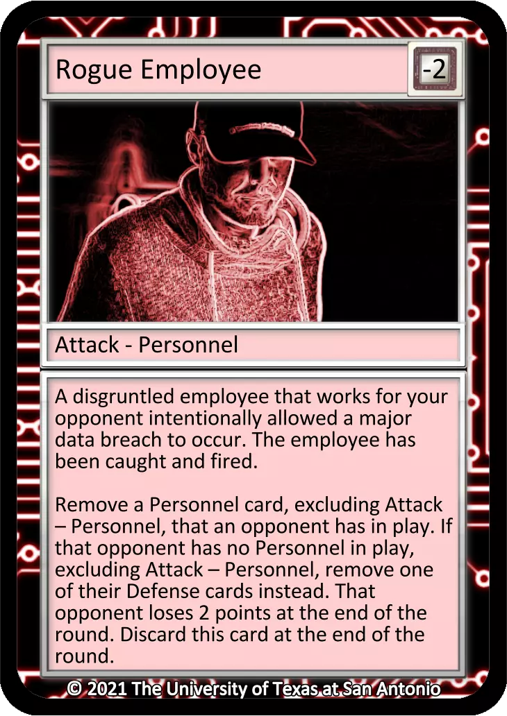 Rogue Employee card