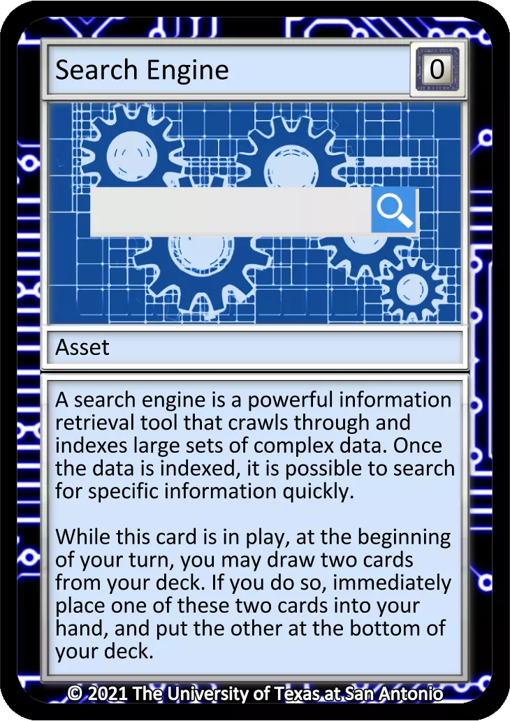 Search Engine card