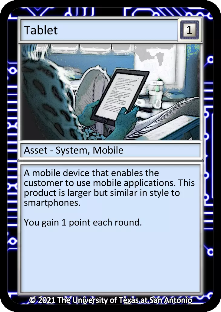 Tablet Card