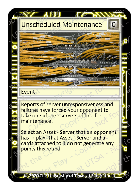 Unscheduled Maintenance